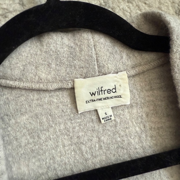 ARITZIA Wilfred Brullon Sweater 100% Merino Wool Cardigan - Picture 3 of 4
